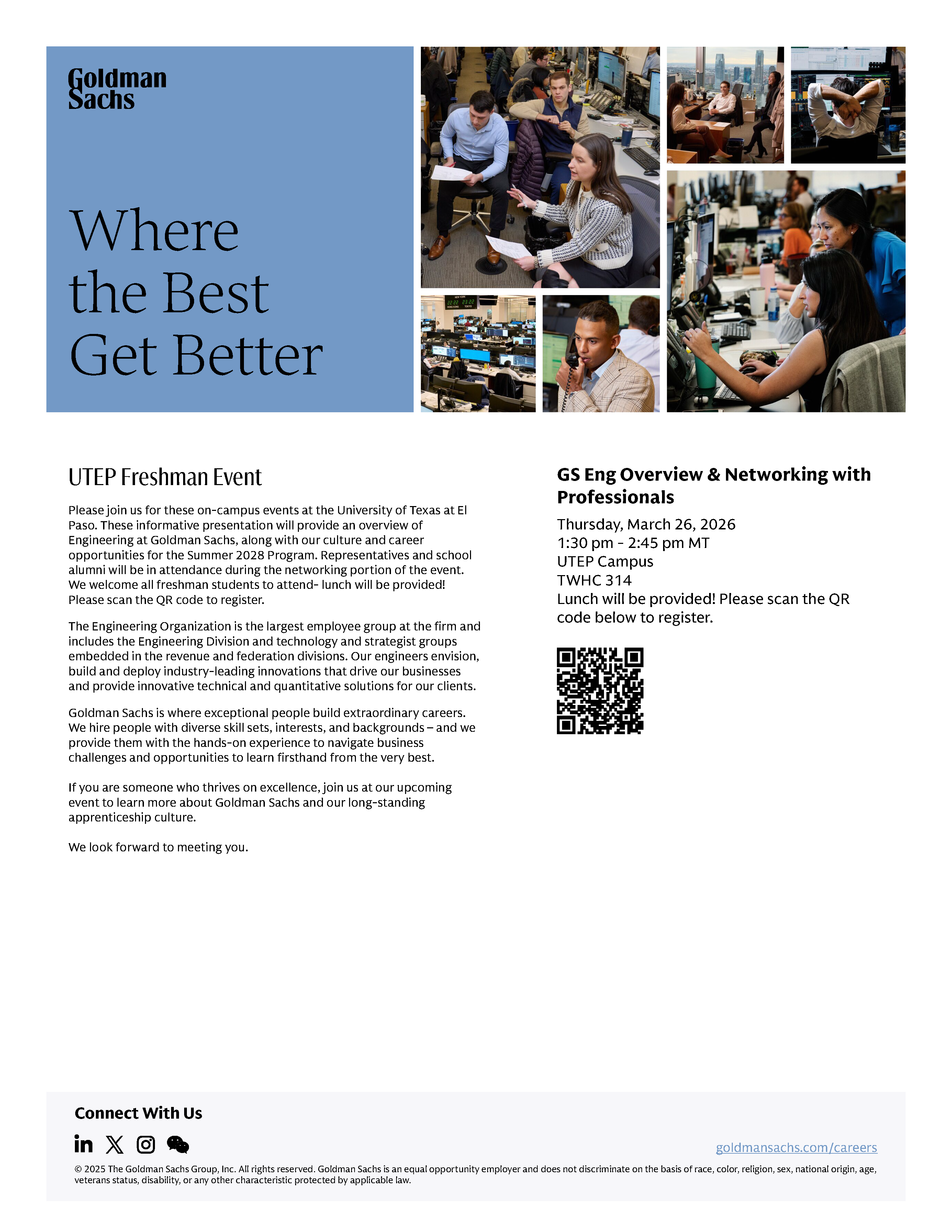 UTEP Freshman Eng Events Flyer